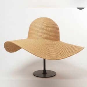 J. Crew wide brim Packable Straw Hat